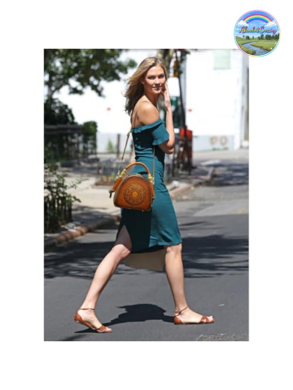 Genuine Leather Satchel Handbag Top Handle Organizer Shoulder Bag Ladies Purse - Picture 3 of 6